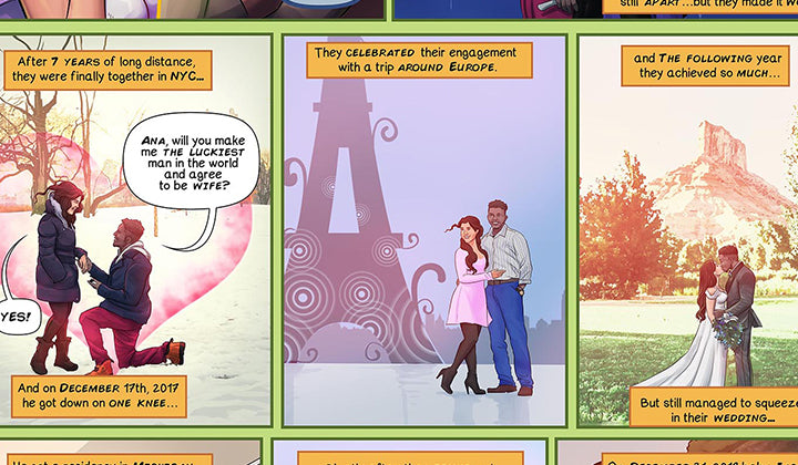 Custom Comic Strip Love Story: A Unique Way to Celebrate Your Relationship