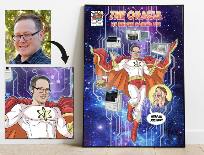 Turn Him Into a Superhero: The Ultimate Custom Comic Cover Gift