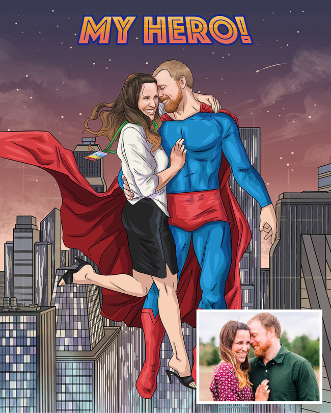 Turn Him Into a Superhero: The Ultimate Custom Comic Cover Gift