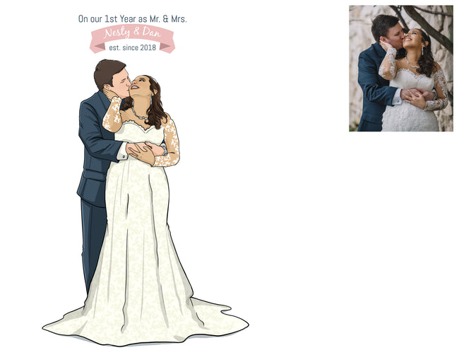 1st anniversary gift for husbands or wives.