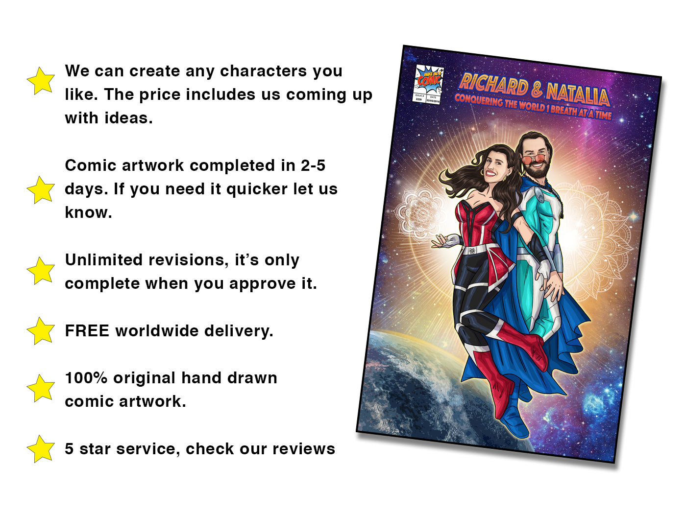 Custom Comic Covers - Make Me A Comic Ltd