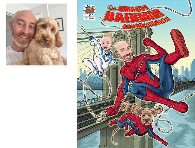 Turn Him Into a Superhero: The Ultimate Custom Comic Cover Gift
