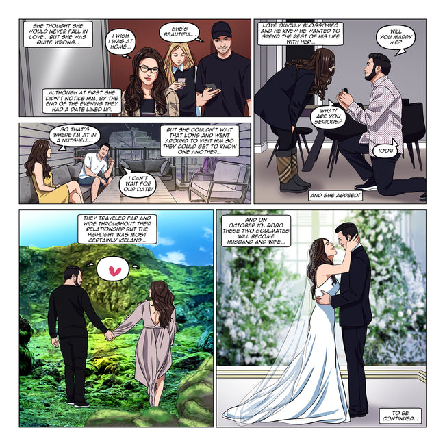 How to Capture Your Love Story in a Custom Comic