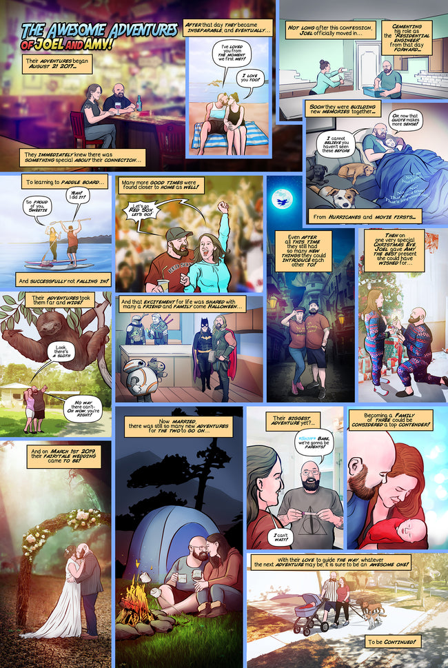Custom Comic Strip Love Story: A Unique Way to Celebrate Your Relationship