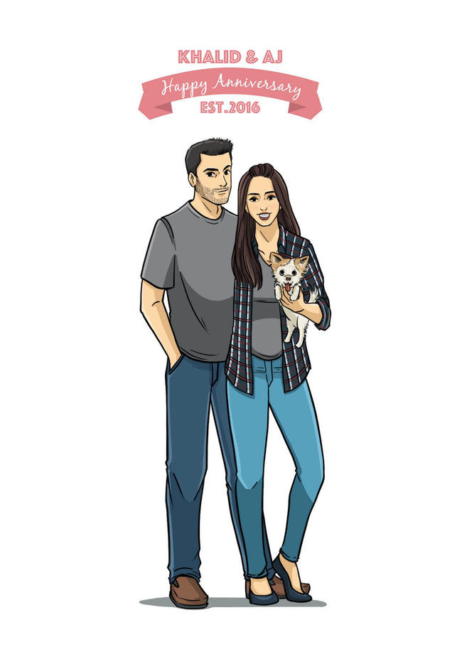 The Magic of Cartoon Family Portraits by Make Me A Comic
