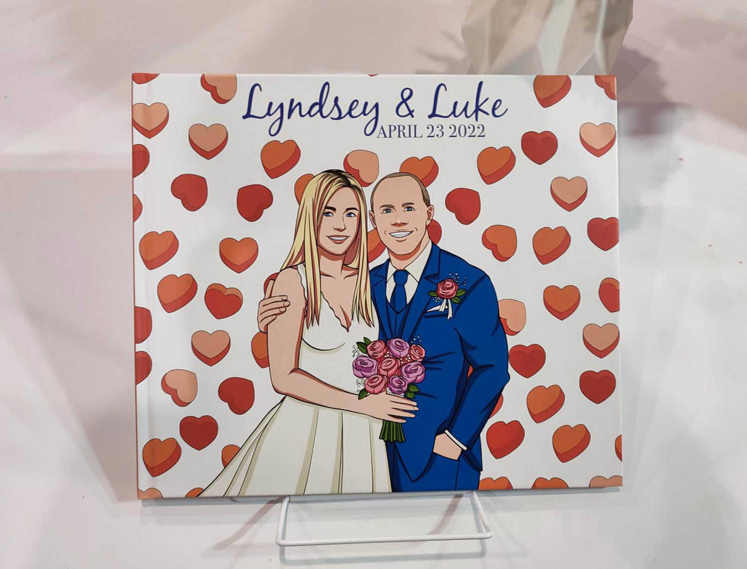 Wedding Guest Book - Custom Comic Love Story - Relationship Keepsake - Make Me A Comic Ltd