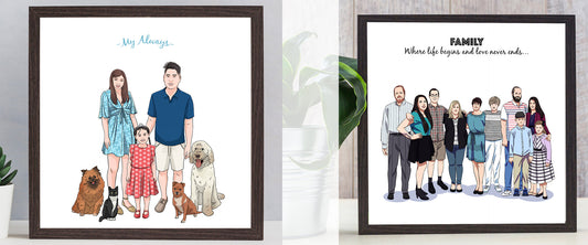 Why Custom Family Portraits Make the Most Meaningful Gift You’ll Ever Give