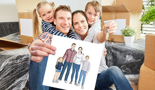 The Magic of Cartoon Family Portraits by Make Me A Comic