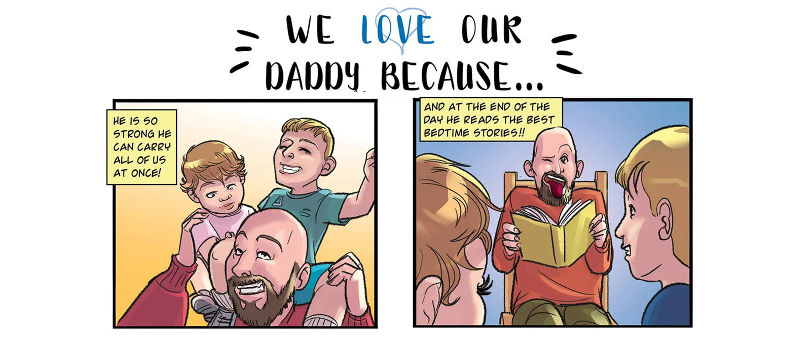 Custom Fathers Day Comic