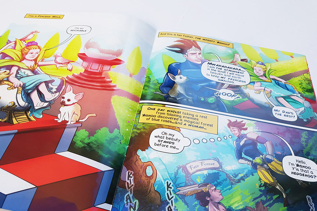 personalized comic book