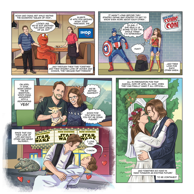  personalized comic book for boyfriend 