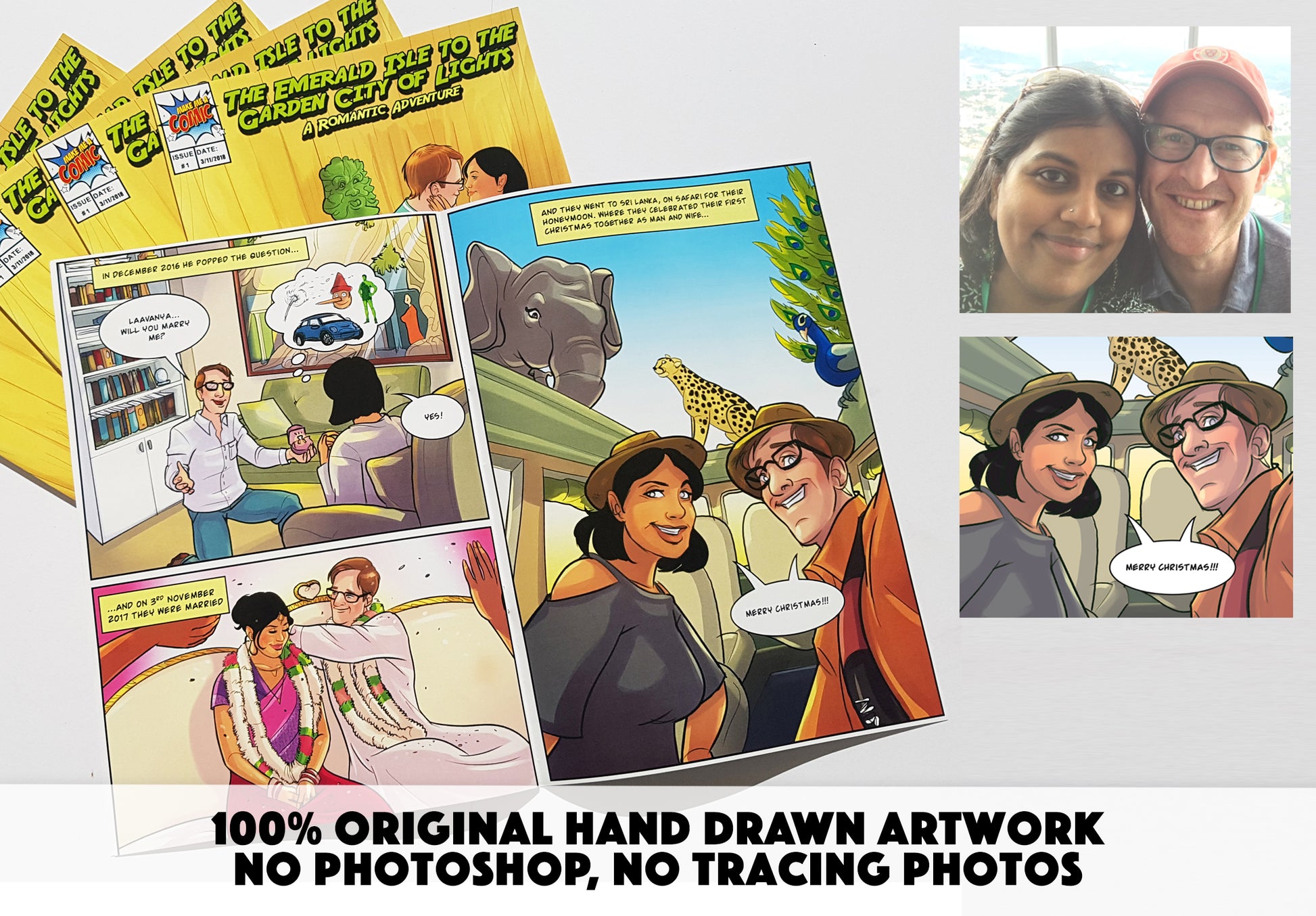 Turn your story into a fully illustated custom comic book - Make Me A Comic Ltd