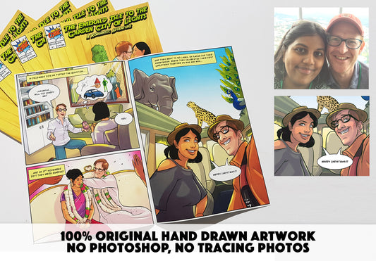 Turn your story into a fully illustated custom comic book - Make Me A Comic Ltd