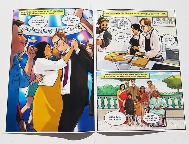  Custom Comic Book Gift for Couples | Anniversaries and Romantic Occasions 
