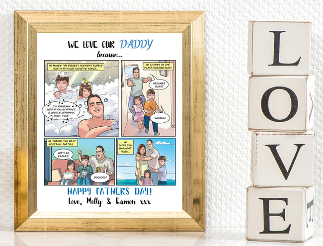  Personalized Father's Day Comic Gifts 
