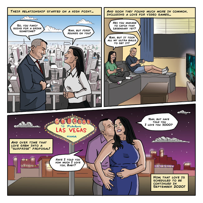  Custom Romantic Comic Strips 