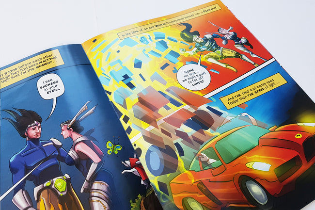  Custom Comic Book Gift for Couples | Anniversaries and Romantic Occasions 