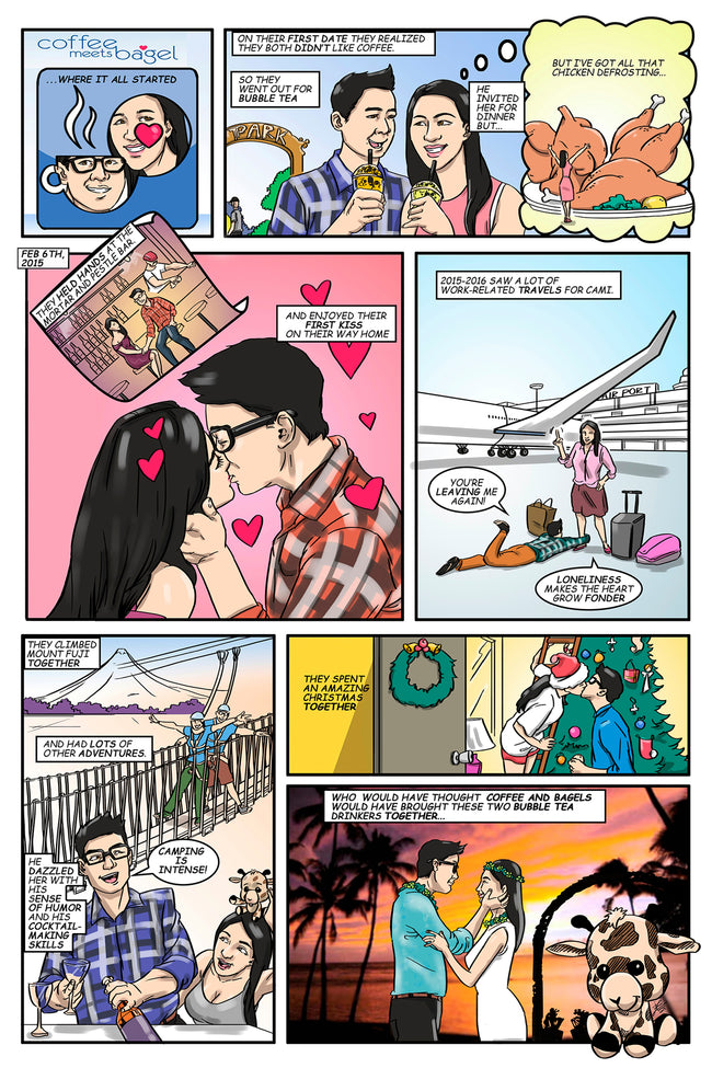  Custom Romantic Comic Strips 
