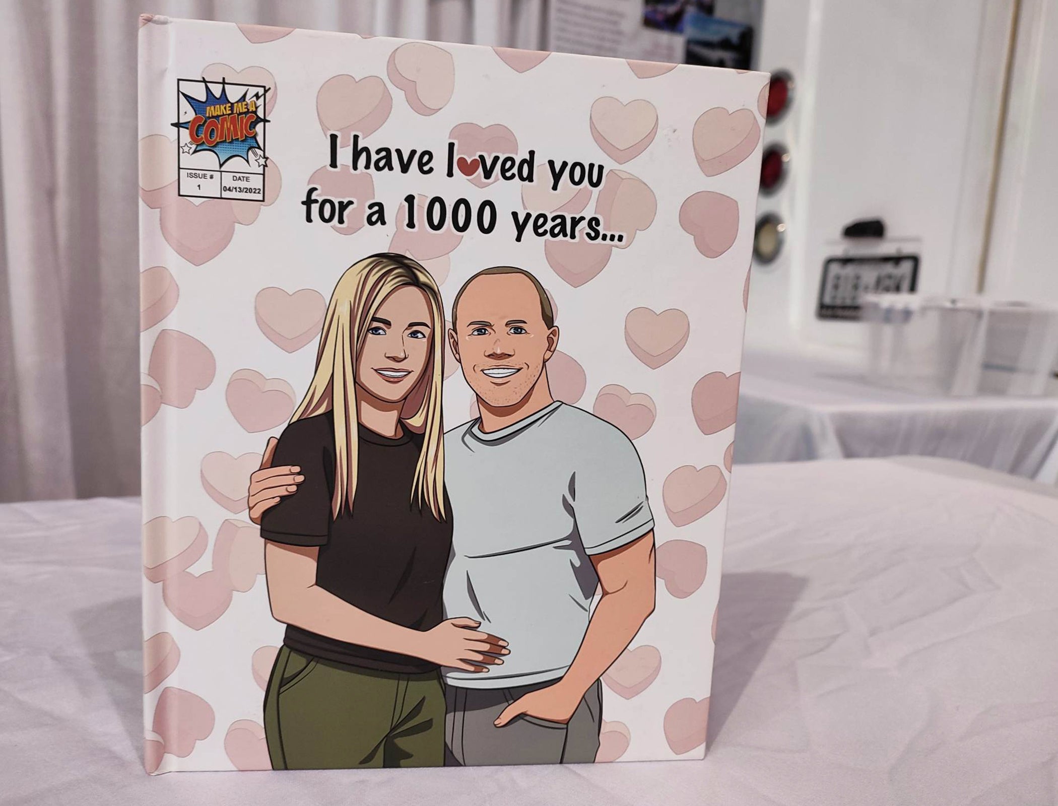 Custom Comic Book Love Story - Luxury Wedding Gift - One Of A Kind Unique Relationship Keepsake